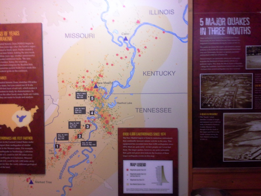 New Madrid Seismic Zone And Possible Regional Impacts New Madrid Mo